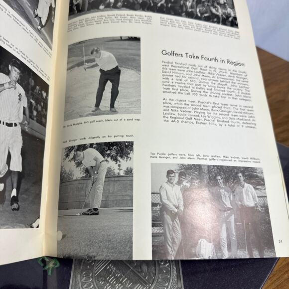 Paschal High School 1967 Yearbook Fort Worth Texas Panther Annual Book 1960s TX - Picture 8 of 8